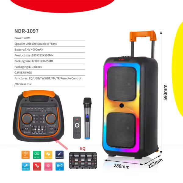 Peak Flame Trolley Speaker