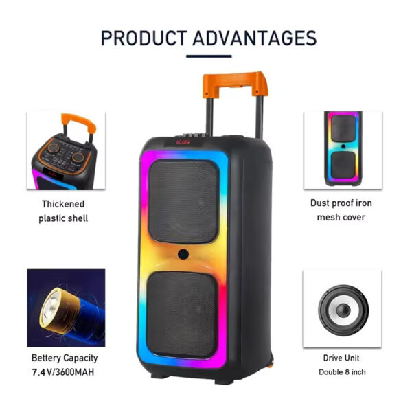 Peak Flame Trolley Speaker